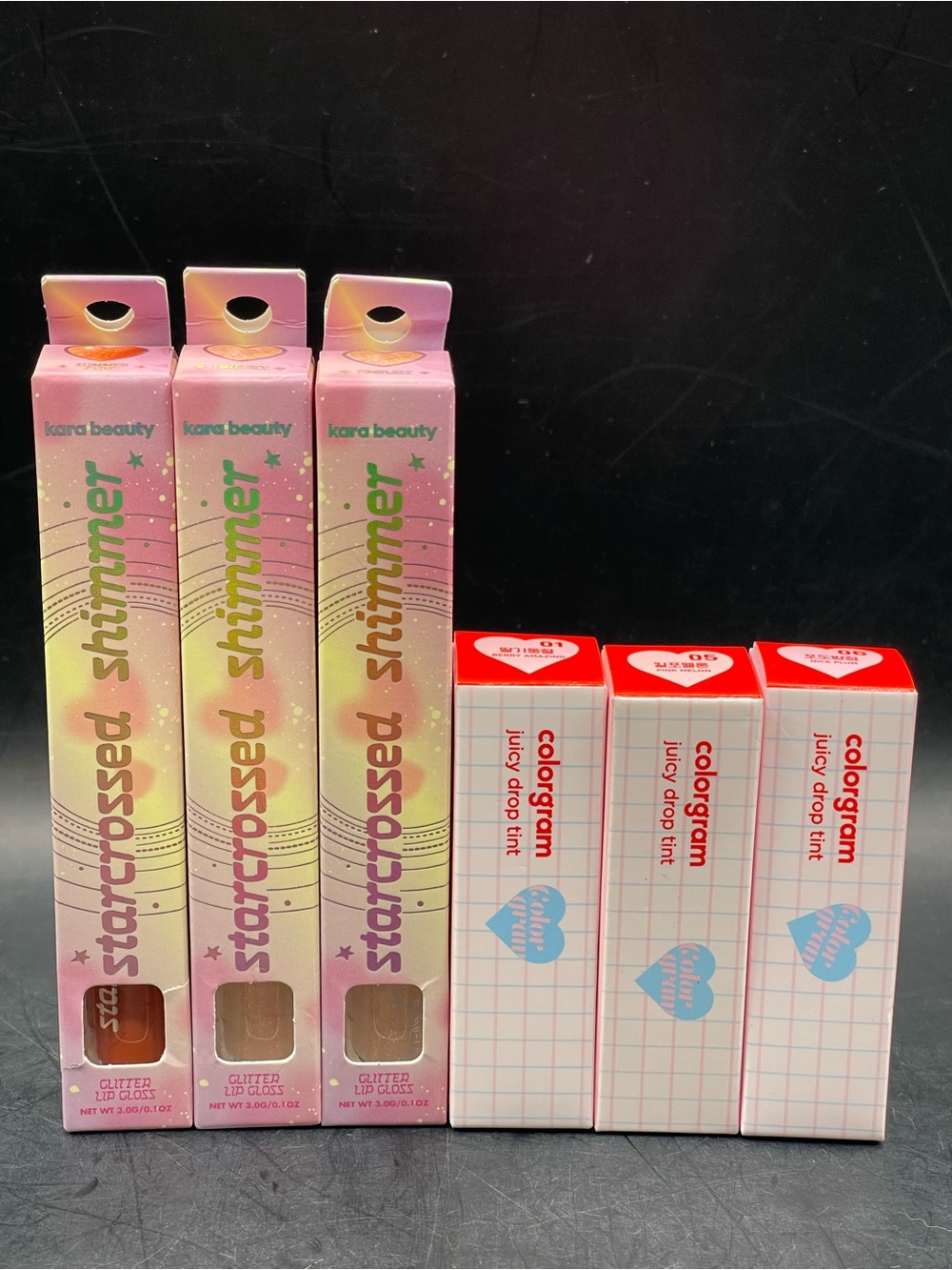 Kara Beauty Shimmer Gloss & Colorgram Juicy Drop Tint NIB (U pick 1) Mix them 💋